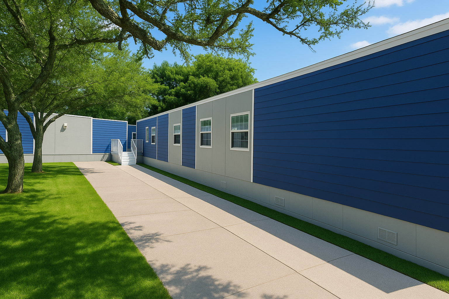 Eastbury Classrooms Exterior