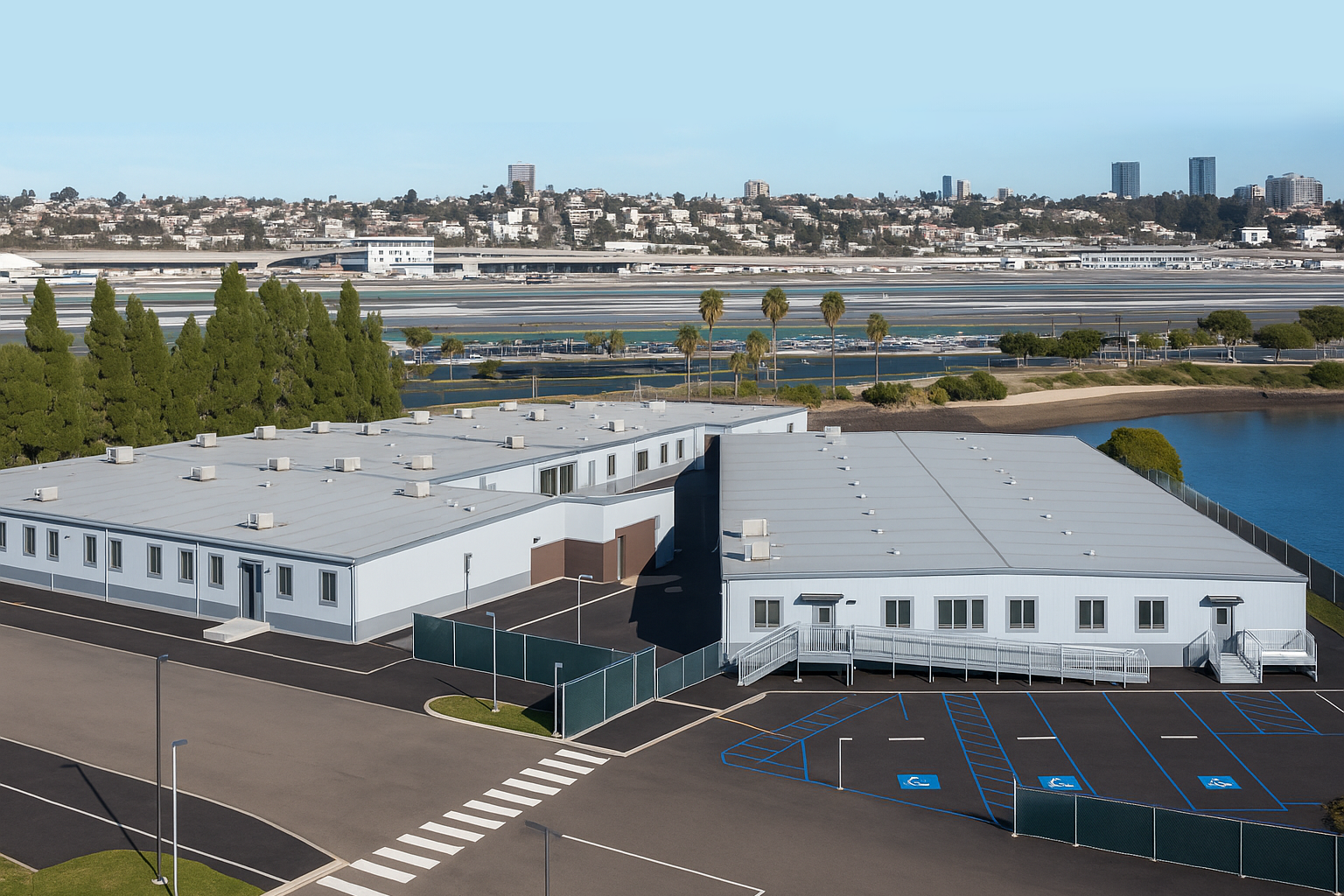 San Diego Airport offices CLEANED