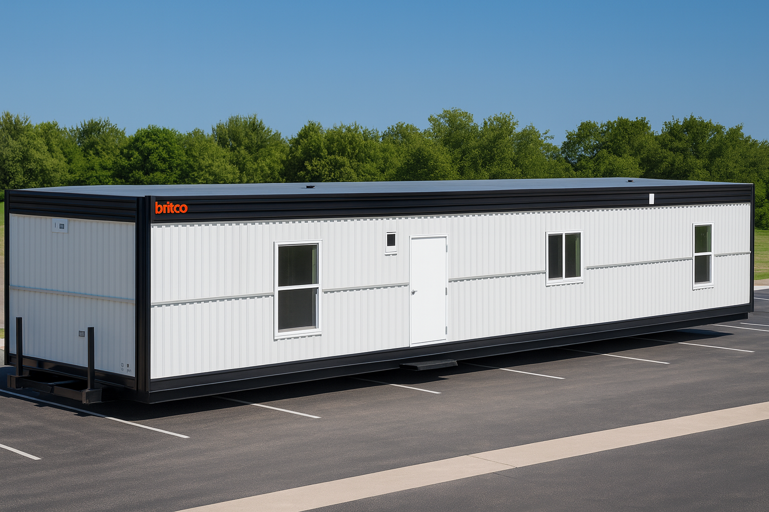 Texas Oil Rig Site Housing Building