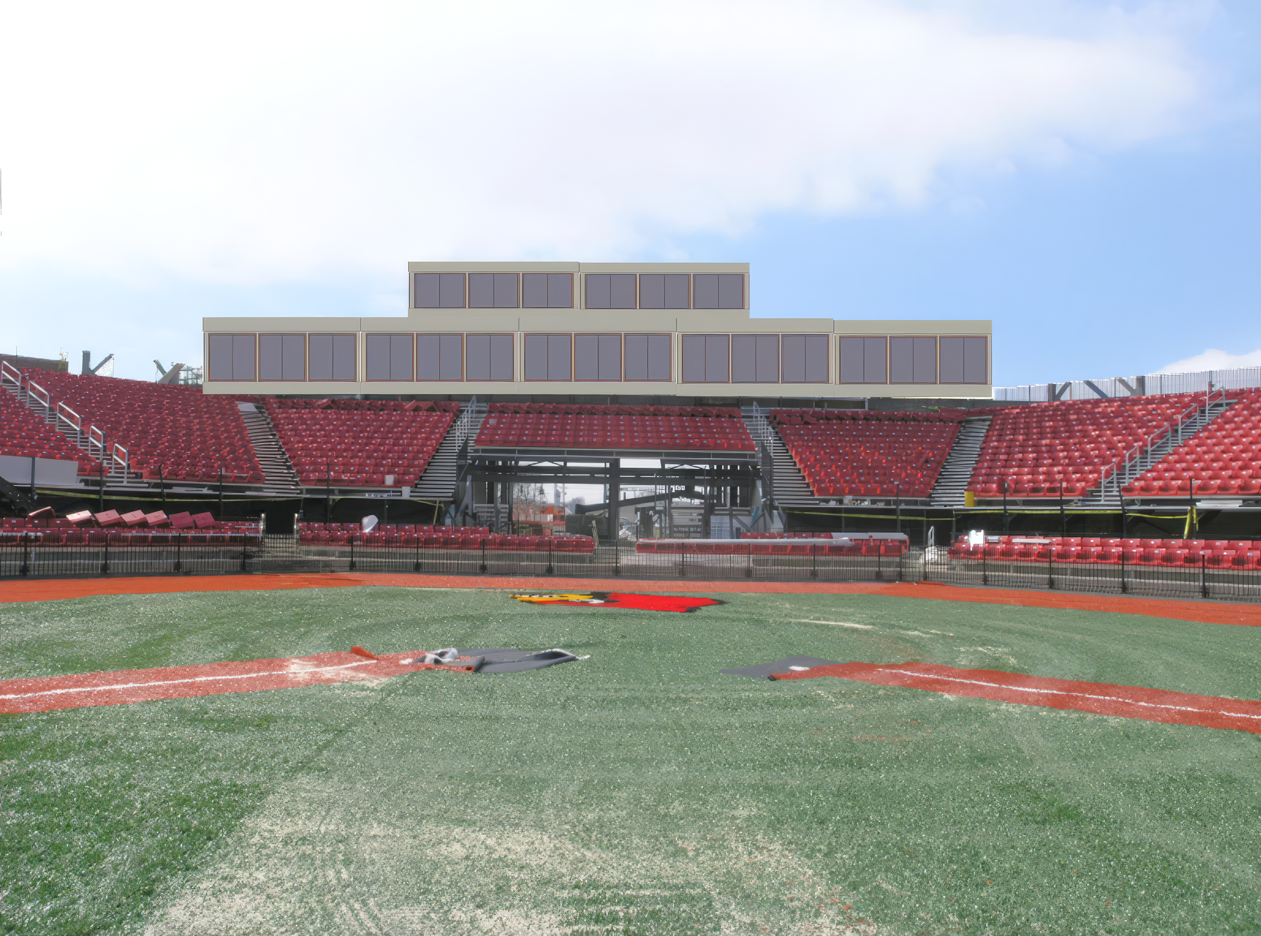 Sunbelt Modular Press Box Louisville